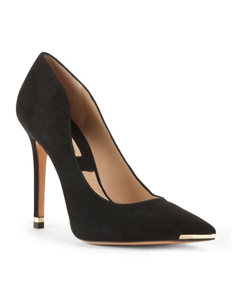 michael kors suede pump.